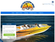 Tablet Screenshot of gulfcoastboatingcenter.com